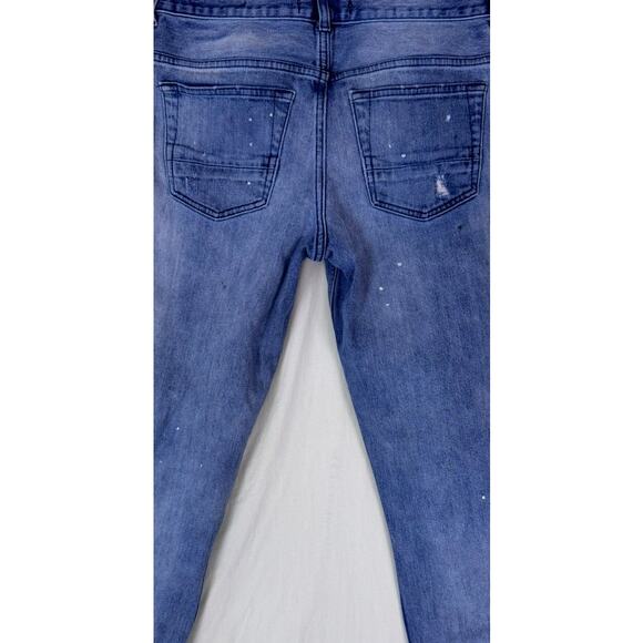 PacSun Distressed Stacked Skinny Jeans Mens 29 x 30 - Picture 7 of 9